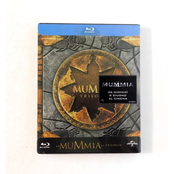 The Mummy La Mummia La Trilogia Movie Steelbook Blu Ray 2017 Italian NEW Sealed - Picture 1 of 4